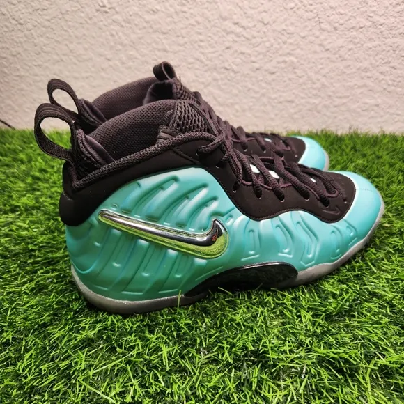 Nike Black and Blue Sneakers with Unique Texture and Chunky Sole