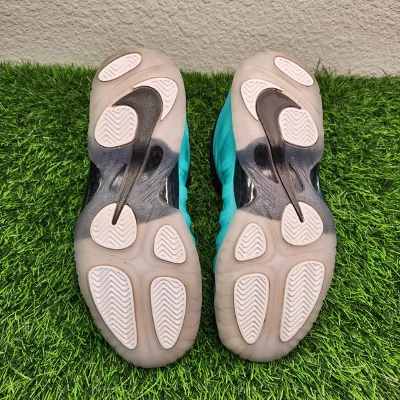 Nike Black and Blue Sneakers with Unique Texture and Chunky Sole