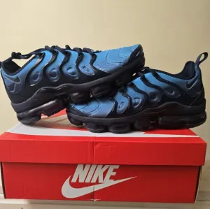 Nike Blue VaporMax Sneakers with TPU Overlay
