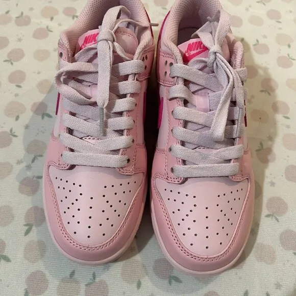 Nike Dunk Low Triple Pink Barbie Sneakers