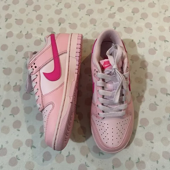 Nike Dunk Low Triple Pink Barbie Sneakers