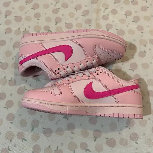 Nike Dunk Low Triple Pink Barbie Sneakers