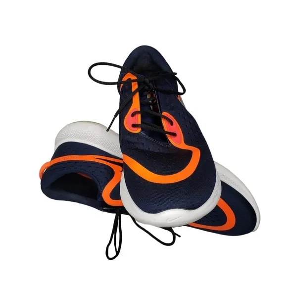 Nike | Joyride Dua Run Midnight Navy Blue Orange Men's Sneakers 10.5
