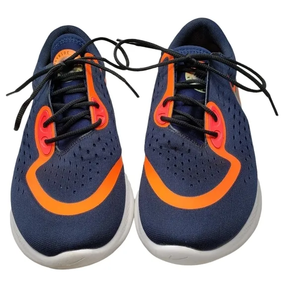 Nike | Joyride Dua Run Midnight Navy Blue Orange Men's Sneakers 10.5