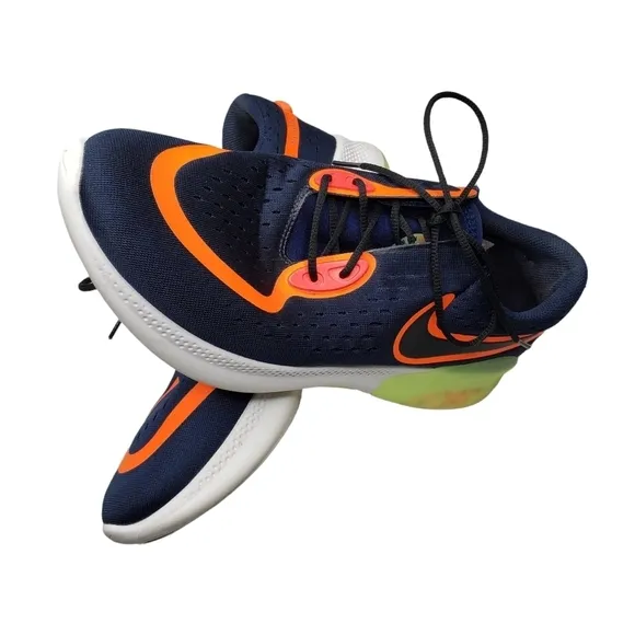 Nike | Joyride Dua Run Midnight Navy Blue Orange Men's Sneakers 10.5