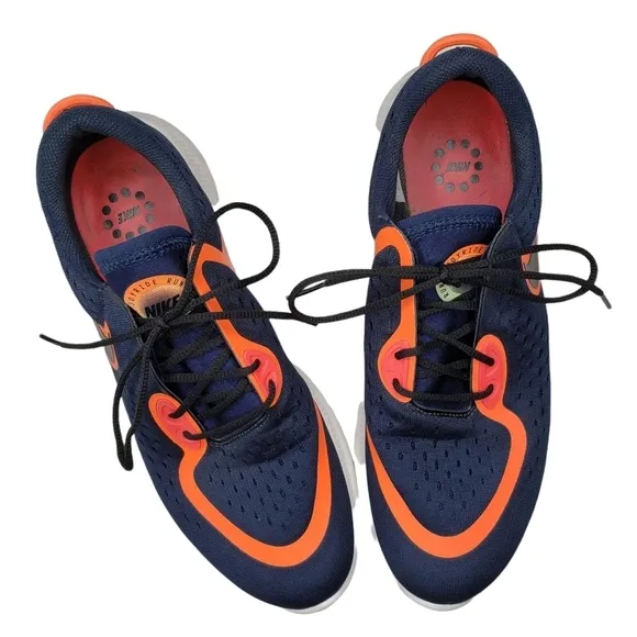 Nike | Joyride Dua Run Midnight Navy Blue Orange Men's Sneakers 10.5