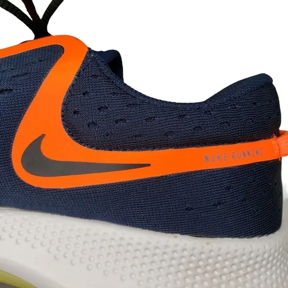 Nike | Joyride Dua Run Midnight Navy Blue Orange Men's Sneakers 10.5