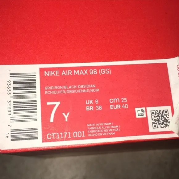 Nike, junior sneakers, size 7