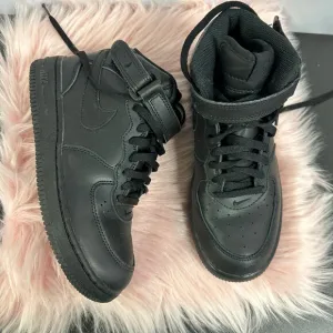 NIKE Kids Air Force 1 Mid (PS) Little Kids Sneakers Black 314196-004 Size 3Y