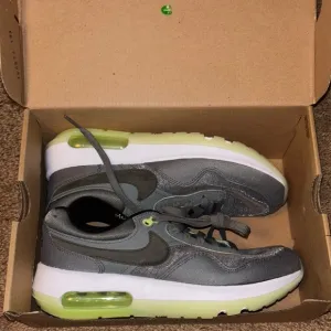 Nike Kids Air Max Sneakers - Grey and Green