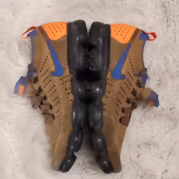 Nike  Rare Air VaporMax Fly Knit 2 Golden Beige Racer Blue Orange