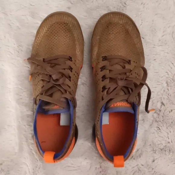 Nike  Rare Air VaporMax Fly Knit 2 Golden Beige Racer Blue Orange