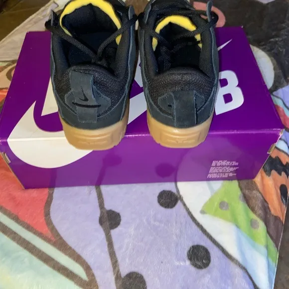 Nike SB Black and Gum Sole Sneakers