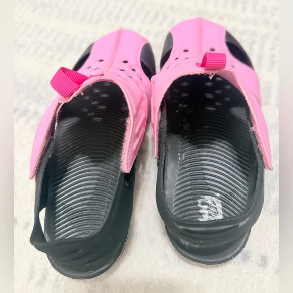 Nike Sunray Protect 2 Sandals PS 2Y Pink Black Girls Water