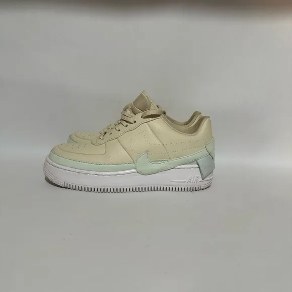 Nike Women Air Force 1 Beige Sneakers