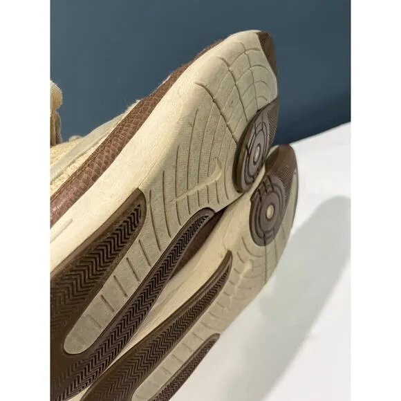 Nike Women’s Vintage Blazer Tan Raffia Woven Mid Top Sneakers Sz 9