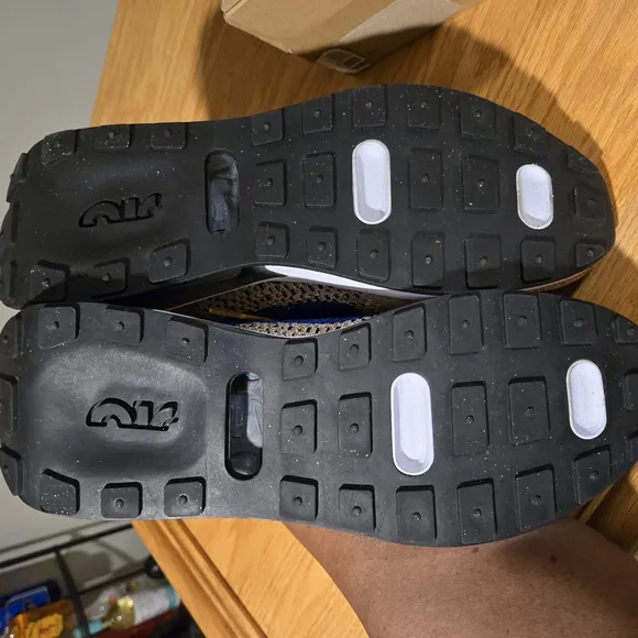 Nike Yellow and Blue Sneakers with Cushioned Sole