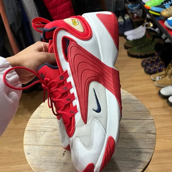 Nike Zoom 2K Off White University Red Mens Size 9.5