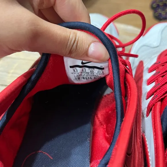 Nike Zoom 2K Off White University Red Mens Size 9.5
