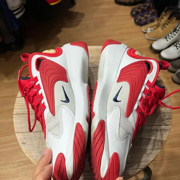 Nike Zoom 2K Off White University Red Mens Size 9.5