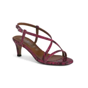 NILA &amp; NILA Fuschia Made In Italy Heeled Sandals