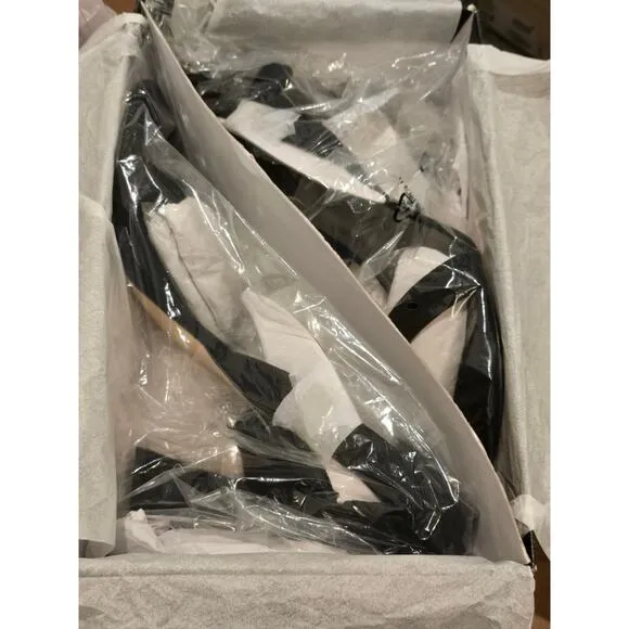 Nine West Kelsie Ankle Wrap Heeled Dress Sandals New Size 9.5