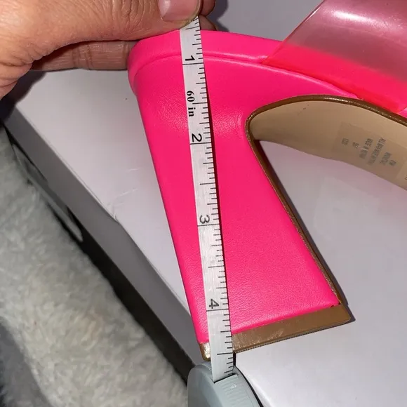 Nine West Woman Sandals with transparent strap