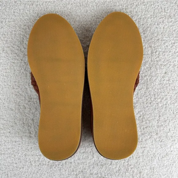 Nisolo Shoes Mens 11 Brandy Huarache Leather Breathable Slip On Loafer Flats