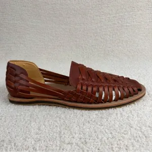 Nisolo Shoes Mens 11 Brandy Huarache Leather Breathable Slip On Loafer Flats