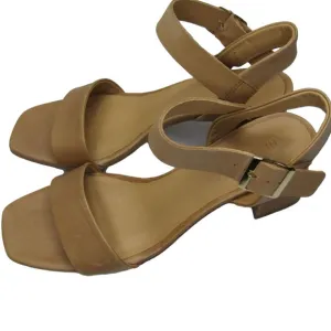 Nisolo Womens Stella Block Heel Sandal Adjustable Strap Size 9