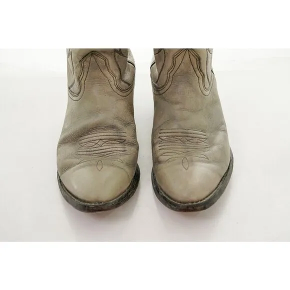 Nocona Western Boots Mens Pull On Leather Cowboy Sz 9.5 D READ