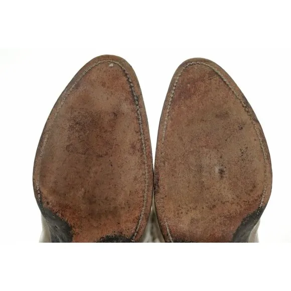 Nocona Western Boots Mens Pull On Leather Cowboy Sz 9.5 D READ