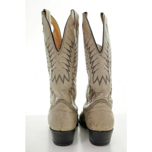 Nocona Western Boots Mens Pull On Leather Cowboy Sz 9.5 D READ