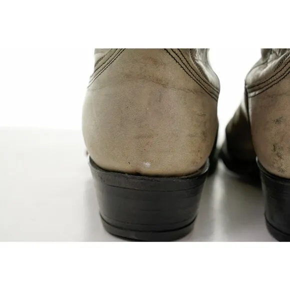 Nocona Western Boots Mens Pull On Leather Cowboy Sz 9.5 D READ