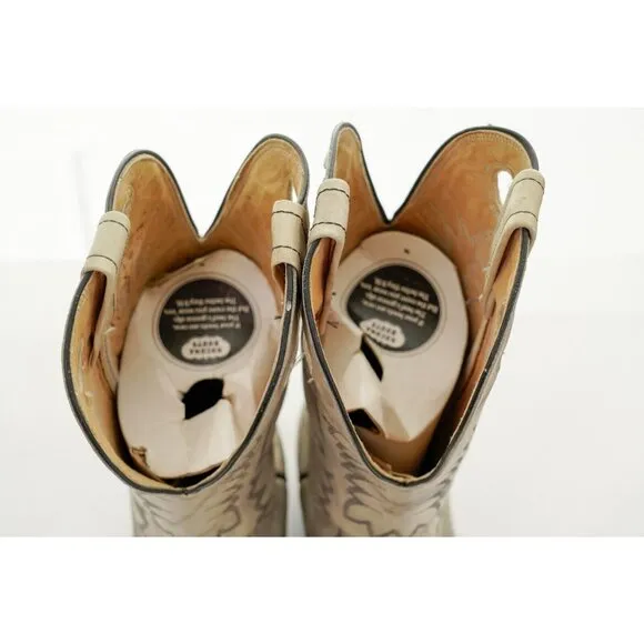 Nocona Western Boots Mens Pull On Leather Cowboy Sz 9.5 D READ