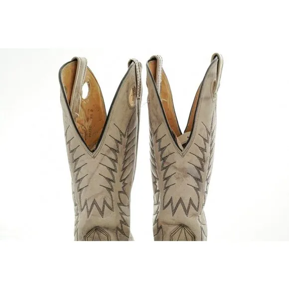 Nocona Western Boots Mens Pull On Leather Cowboy Sz 9.5 D READ