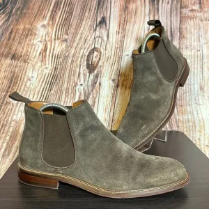 Nordstrom Men’s Shop Suede Chelsea Boots Mens Sz 7M