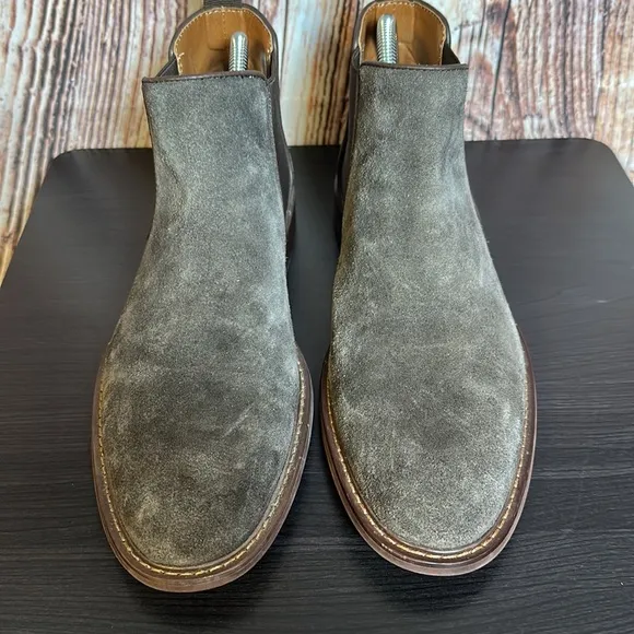 Nordstrom Men’s Shop Suede Chelsea Boots Mens Sz 7M