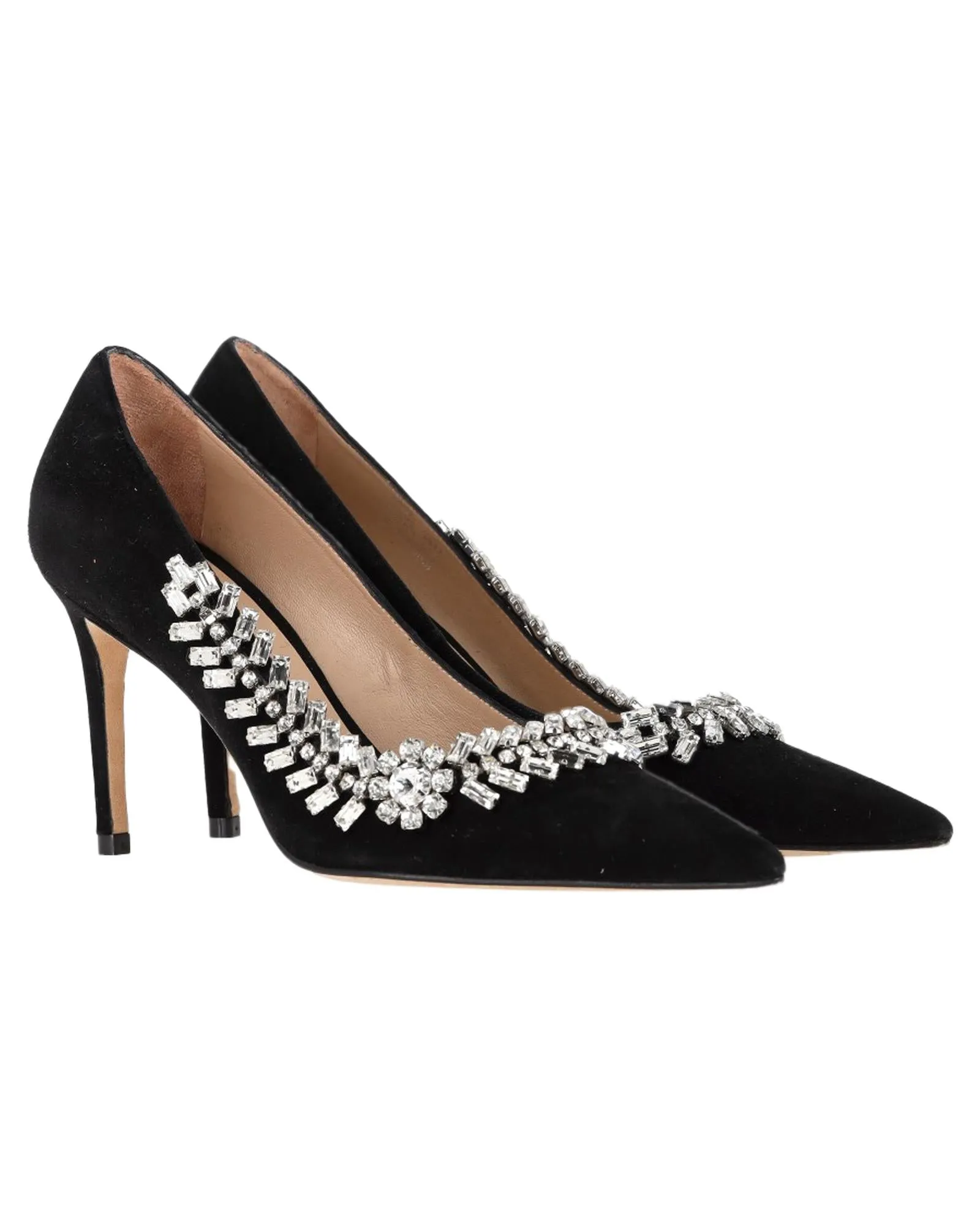 NudistSong Jewel Buckle Pump