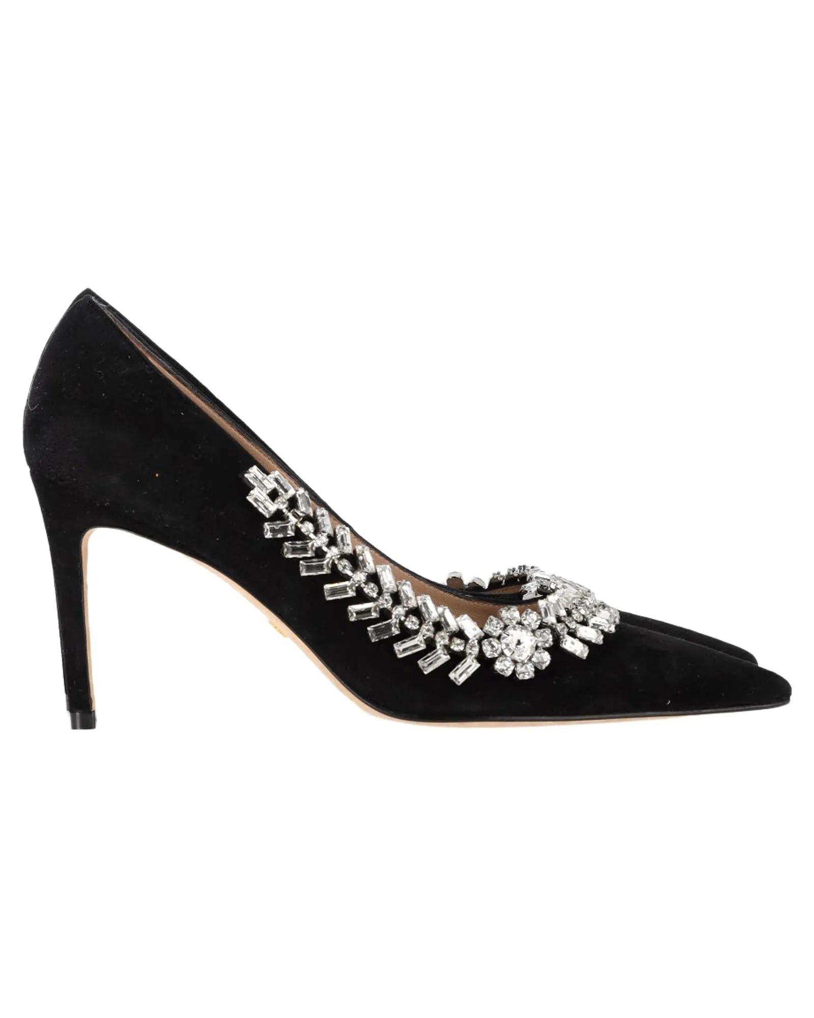 NudistSong Jewel Buckle Pump