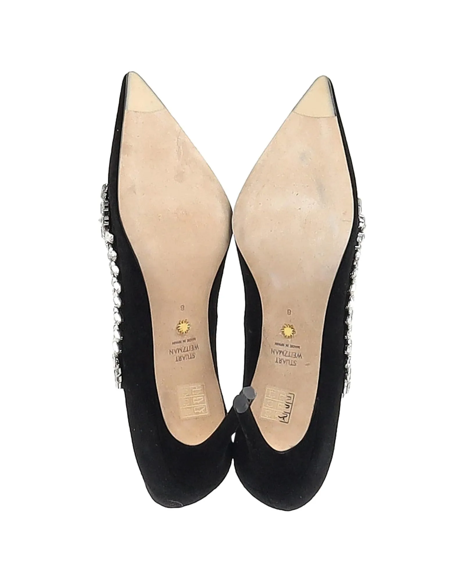 NudistSong Jewel Buckle Pump