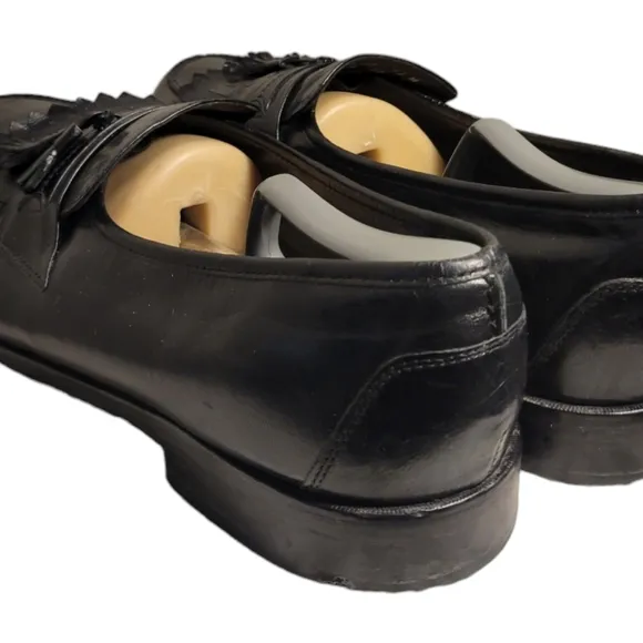 Nunn Bush Dress Flex Loafer Shoes Men's Black Leather Kilt Tassel Size 13 M