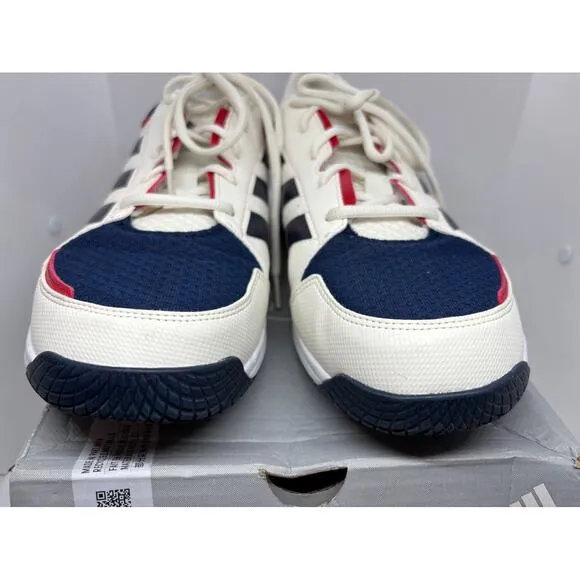 NWB Adidas Sneakers Indoor Sports Non Marking Sole Red White Blue Men 11 GX3752