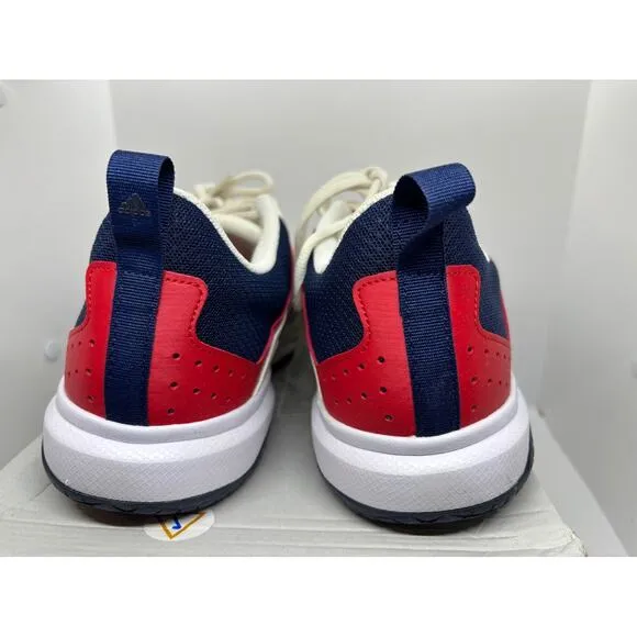 NWB Adidas Sneakers Indoor Sports Non Marking Sole Red White Blue Men 11 GX3752