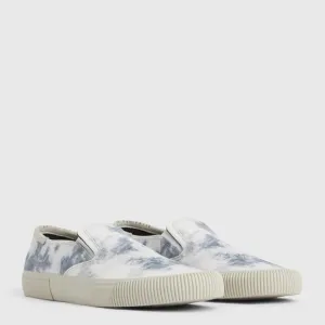 NWB All Saints Manny Canvas Slip-on Tie Dye Sneakers