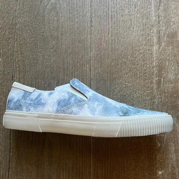 NWB All Saints Manny Canvas Slip-on Tie Dye Sneakers