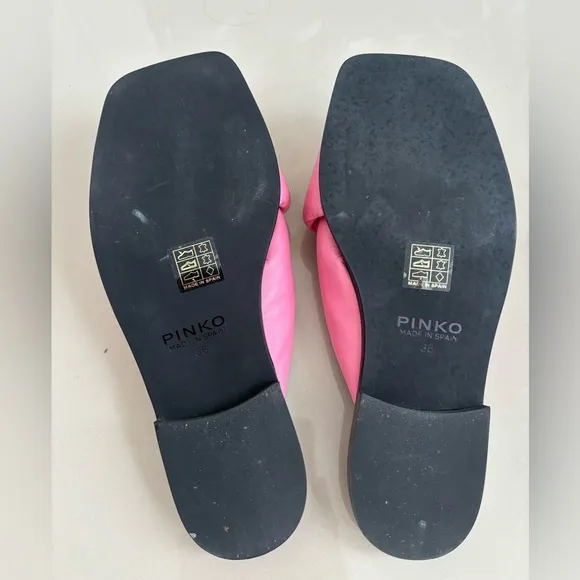 NWB‼️ Pinko Leather Sandals in beautiful Pink color Size EU 36/ US 5.5