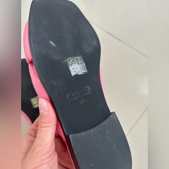 NWB‼️ Pinko Leather Sandals in beautiful Pink color Size EU 36/ US 5.5