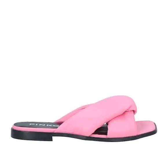 NWB‼️ Pinko Leather Sandals in beautiful Pink color Size EU 36/ US 5.5