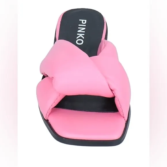 NWB‼️ Pinko Leather Sandals in beautiful Pink color Size EU 36/ US 5.5